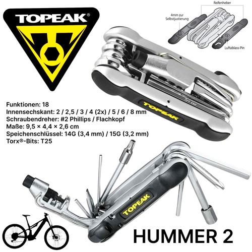 Topeak hummer strumento - topeak, 2