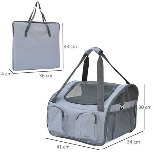 Grey pet travel carrier for - grey,