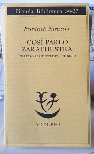 Nietzsche cosi parlo - f., "cosi'