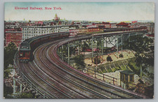 Cartolina Ferrovia Elevata