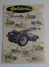 Brochure MOTOCOLTIVATORE GOLDONI ERCOLE 10/12 HP Mezzi Agricoli Epoca PROSPEKT 