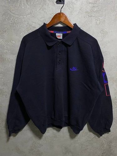 Felpa nera nike vintage - felpa,