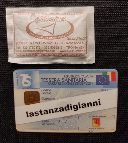 Bustina zucchero sicilzuccheri - bustina,