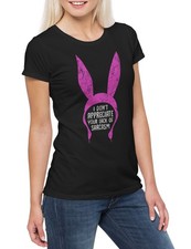 T-shirt donna Lack Of Sarcasm Bob Linda Tina Ruth Bob's Louise Belcher Burgers