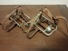 coppia pedali Sheffield Sprint 678 con clips Cornez bici corsa Bianchi Anni 50