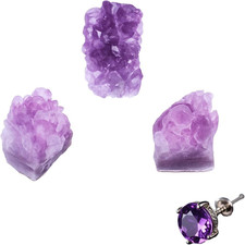 3PCS Pietra Grezza Minerale