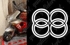 2 adesivi per Gilera Runner sticker decalcomania scooter tuning decorazione cerchi