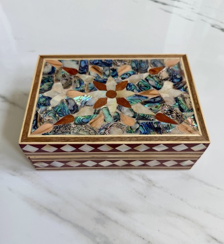 Scatola mosaico fatta - , mano