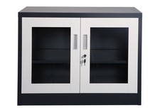 Ufa bianco-antracite armadio