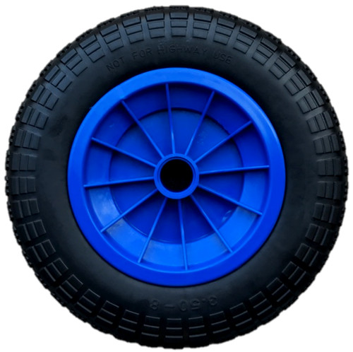 Ruota carrello blu - carrello, 14"