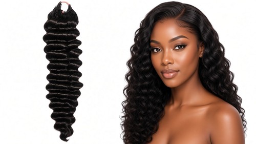 Capelli umani all'uncinetto
