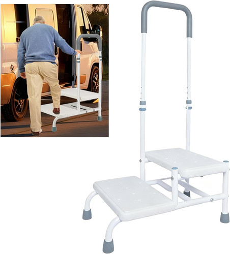 Sgabello con gradino - con,