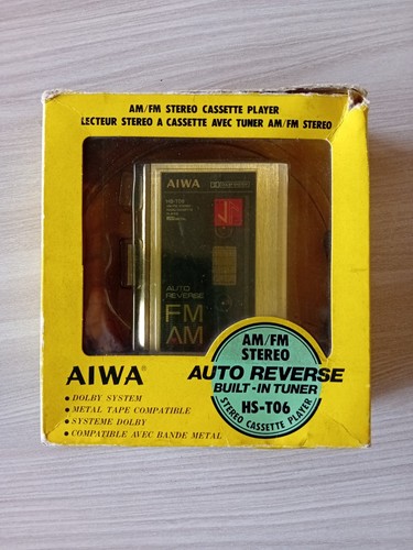 Walkman aiwa t06 radio - walkman, hs