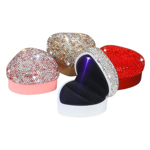 Scatola led per anelli - per, cuore