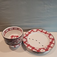 Piatti formiche plaid smaltati