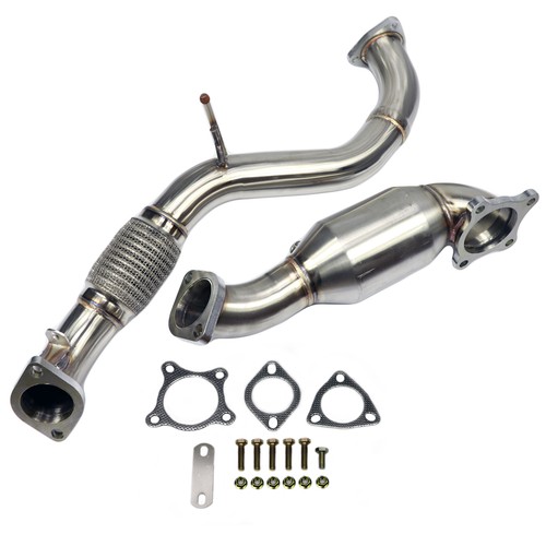 Downpipe acciaio inox con - inox,