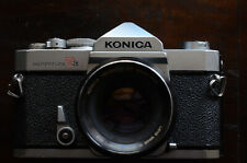 Konica Autoreflex T3 fotocamera + obiettivo Hexanon AR 50mm 1:1.7