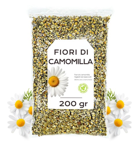 Fiori camomilla secchi 200 - camomilla,
