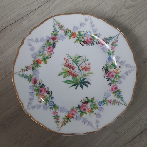 Assiette porcelaine 19eme - assiette,