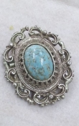 Spilla antica vintage vetro - spilla,