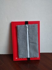 Astuccio Con Elastico  per Agenda a Quadri  Handmade Cristina's Craft