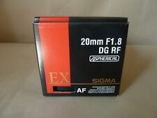 Obiettivo Sigma EX 20mm F1.8 DG RF AF MF attacco Nikon AF