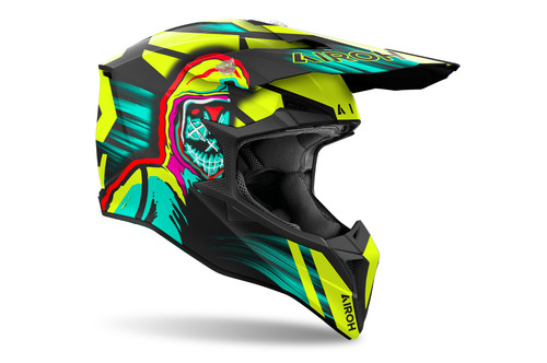 Casco airoh wraaap cyber - casco,