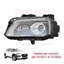 FARO ANTERIORE FANALE CON LUCE DIURNA A LED SX CON MOTORE PER HYUNDAI KONA 2017