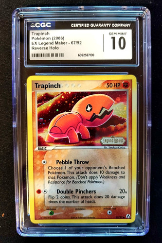 Pokemon card trapinch legend - -,