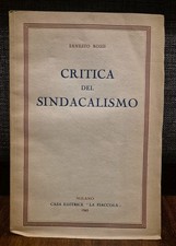 Rossi CRITICA DEL SINDACALISMO La Fiaccola