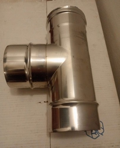Tubo acciaio tee inox - ,