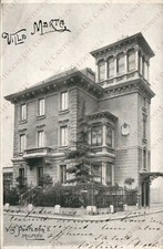 1916 MILANO Villa Marta Via Pontebba 5 RARISSIMA Cartolina