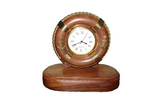Orologio salvagente mogano - im,