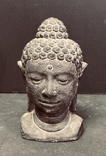 Vintage Buddha Head Carved