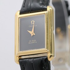 *QUASI NUOVO* Vintage 1979 OMEGA De Ville Cal.1353 Qz Push Crown Tank 20mm Donna