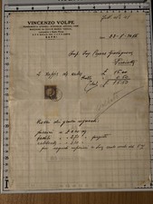 Sapri Ricevuta Vendita 1934