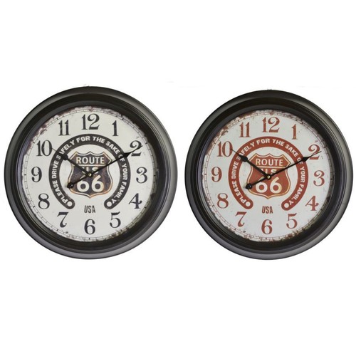Orologio con vetro - vetro, tondo