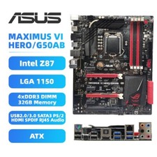 Asus LGA1150 scheda madre ATX MAXIMUS VI HERO/G50AB Intel Z87 DDR3 SATA3 SPDIF