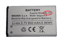 Batteria brondi BL-5C / BRN800-5C bulk originale