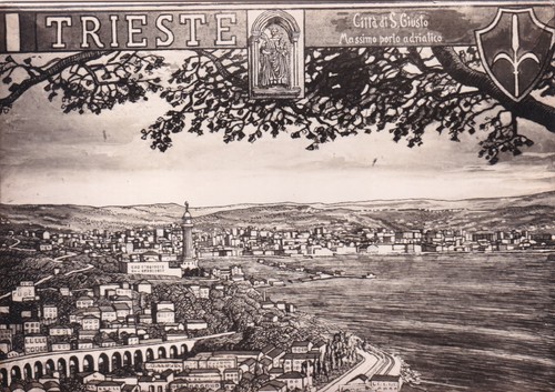 Cartolina trieste citta - cartolina, ,citta'