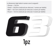 Kit adesivi numero piccoli