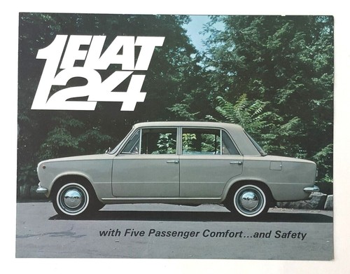 Fiat 124 1967 - depliant, vendita