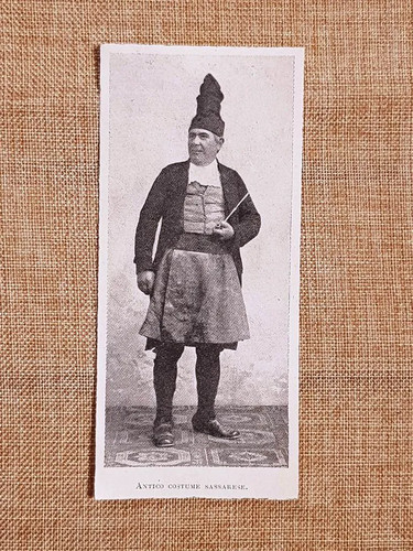 Antico costume sassarese moda - costume,