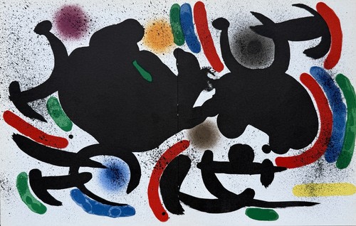 Joan miro litografia originale - joan,