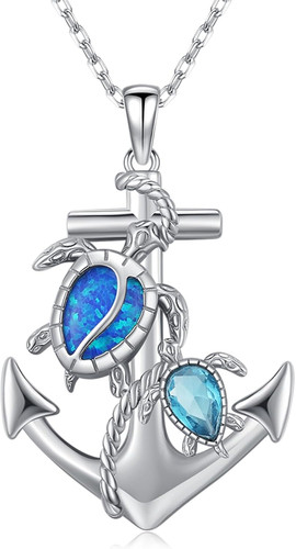 Collana marina ancora - collana,