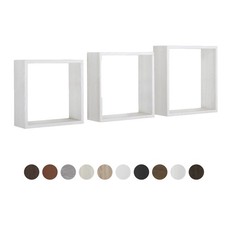 Mensole cubo parete set - da,