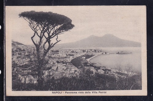 Cartolina napoli panorama - napoli,