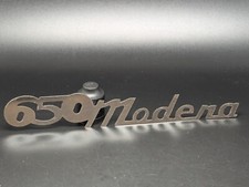 FIAT 500 650 MODENA 170MM LOGO SIGLA EMBLEMA FREGIO STEMMA SCRITTA BADGE TARGA