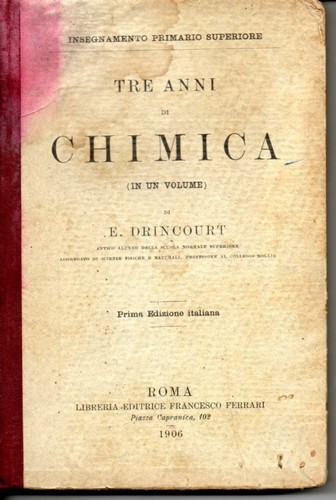 Drincourt tre anni - e.;,