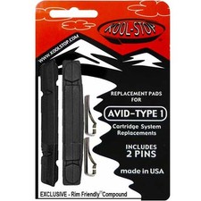 Gomma freno Kool Stop V-Brake adatta per freni Avid 1 R2 - nero